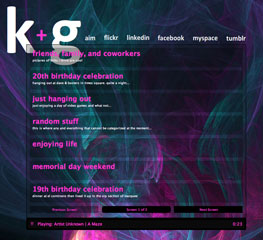 Example of good use of chromostereopsis, by Kenroy George